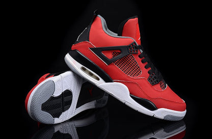 JORDAN 4 - Toro Bravo Sneakers - Black Unisex Streetwear Limited Edition