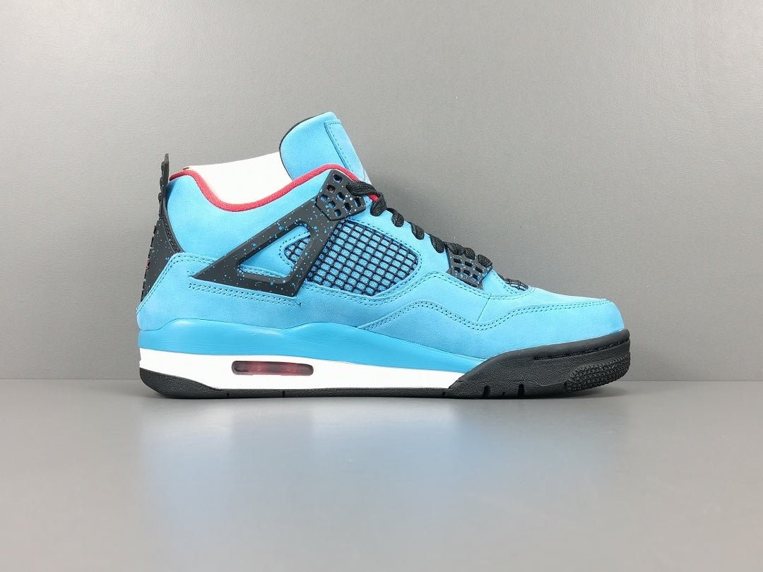 JORDAN 4 - Travis Scott Cactus Jack Sneakers - Black Unisex Streetwear Limited Edition