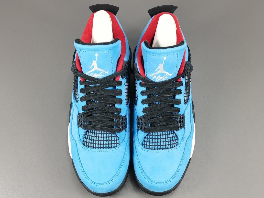 JORDAN 4 - Travis Scott Cactus Jack Sneakers - Black Unisex Streetwear Limited Edition
