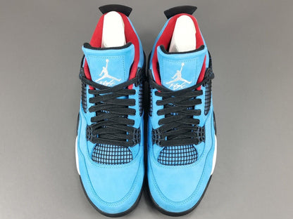 JORDAN 4 - Travis Scott Cactus Jack Sneakers - Black Unisex Streetwear Limited Edition