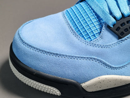 JORDAN 4 - University Sneakers - Blue Unisex Streetwear Limited Edition