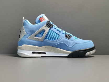 JORDAN 4 - University Sneakers - Blue Unisex Streetwear Limited Edition