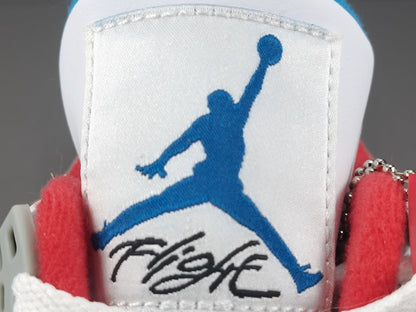 JORDAN 4 - What The Sneakers - White Unisex Streetwear Limited Edition