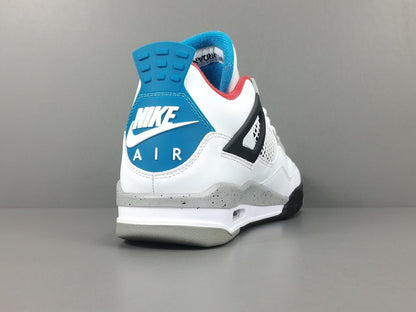 JORDAN 4 - What The Sneakers - White Unisex Streetwear Limited Edition