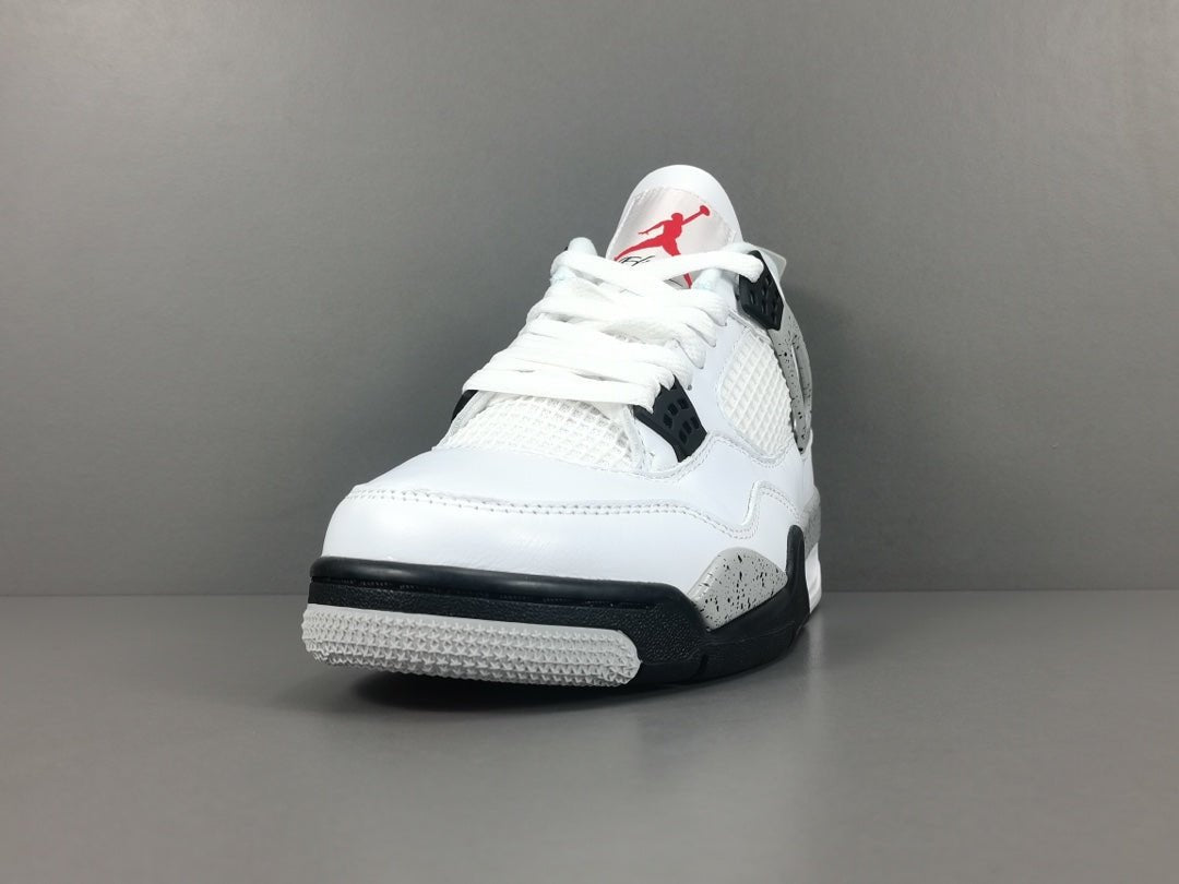 JORDAN 4 - Cement Sneakers - White Unisex Streetwear Limited Edition