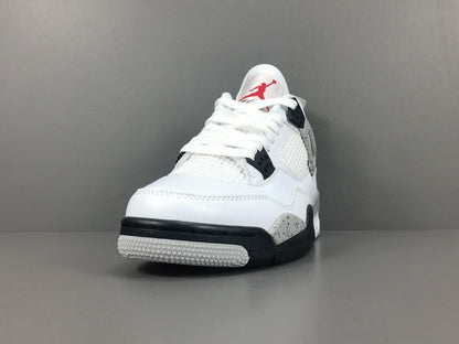 JORDAN 4 - Cement Sneakers - White Unisex Streetwear Limited Edition