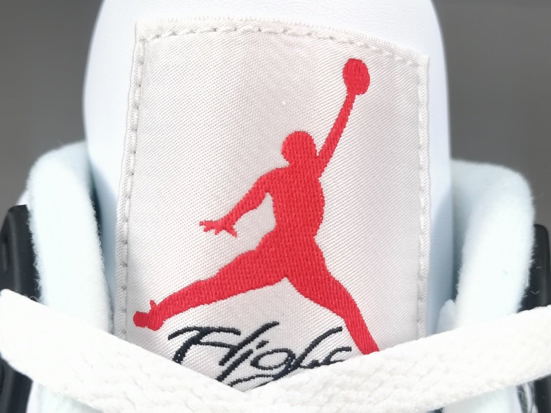 JORDAN 4 - Cement Sneakers - White Unisex Streetwear Limited Edition