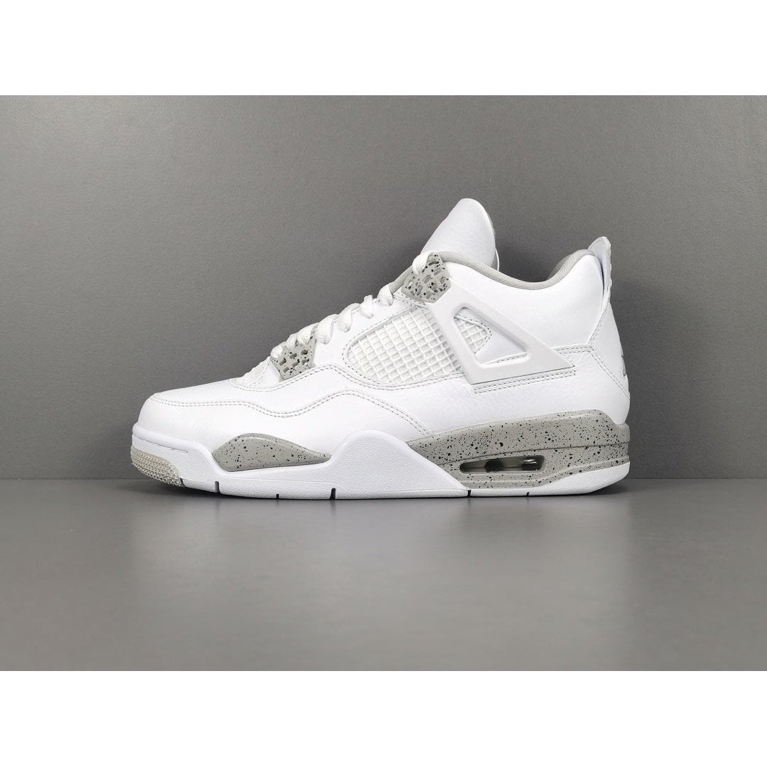JORDAN 4 - Oreo Sneakers - White Unisex Streetwear Limited Edition