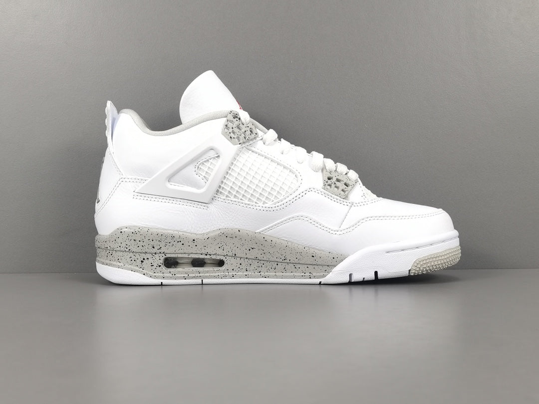 JORDAN 4 - Oreo Sneakers - White Unisex Streetwear Limited Edition