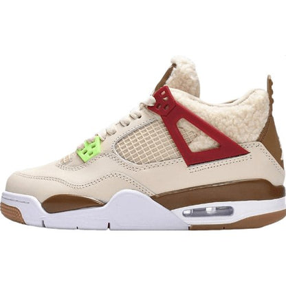 JORDAN 4 - Wild Things Sneakers - Black Unisex Streetwear Limited Edition