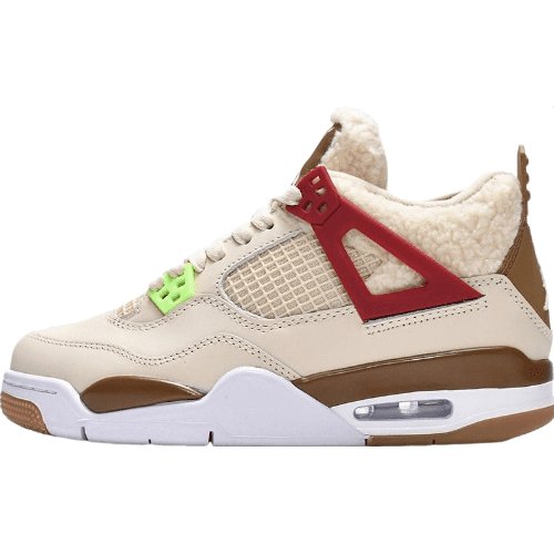 JORDAN 4 - Wild Things Sneakers - Black Unisex Streetwear Limited Edition