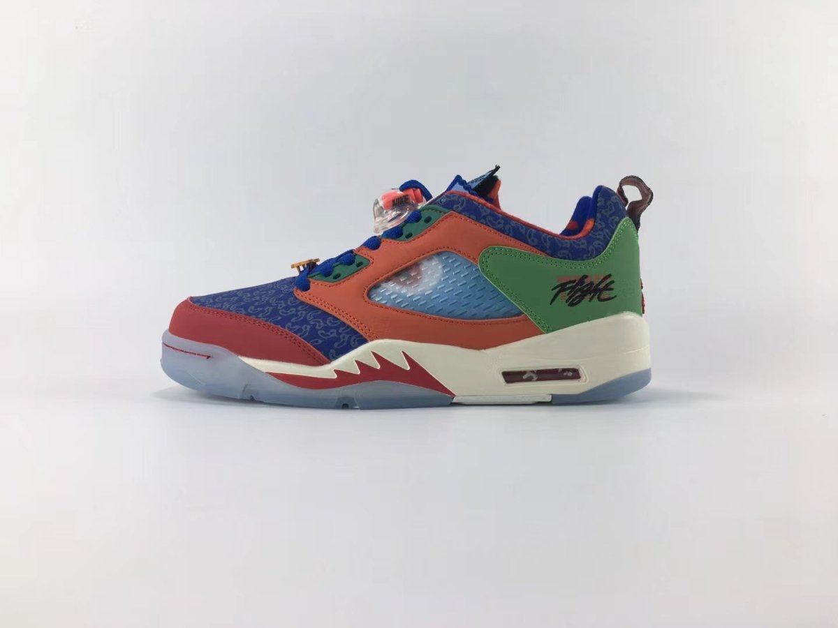 JORDAN 5 Retro Low - Doernbecher Michael 2022 Sneakers - Black Unisex Streetwear Limited Edition
