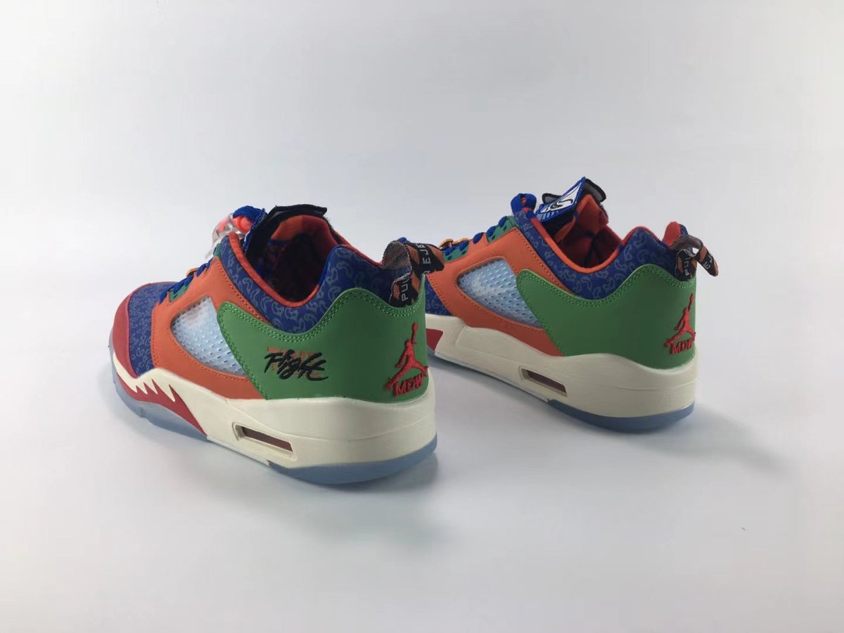 JORDAN 5 Retro Low - Doernbecher Michael 2022 Sneakers - Black Unisex Streetwear Limited Edition