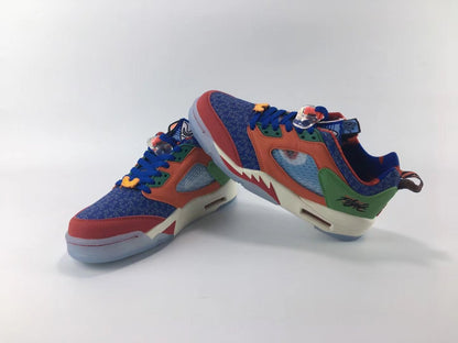 JORDAN 5 Retro Low - Doernbecher Michael 2022 Sneakers - Black Unisex Streetwear Limited Edition
