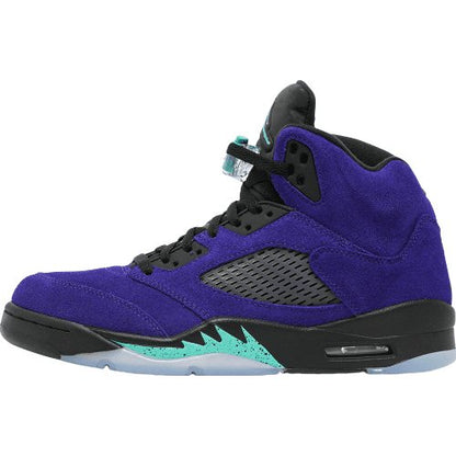 JORDAN 5 Retro - Alternate Grape Sneakers - Black Unisex Streetwear Limited Edition