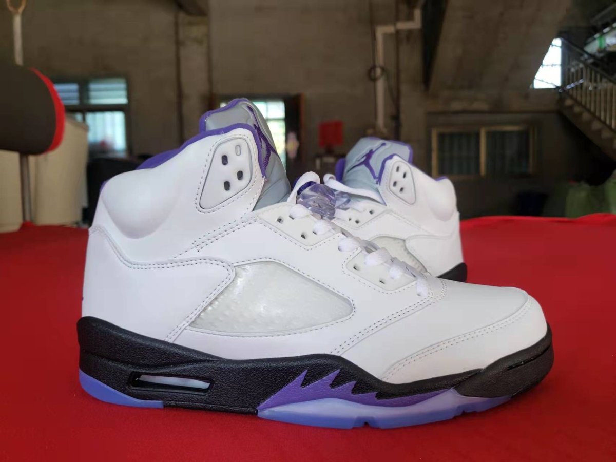 JORDAN 5 Retro - Dark Concord Sneakers - Black Unisex Streetwear Limited Edition