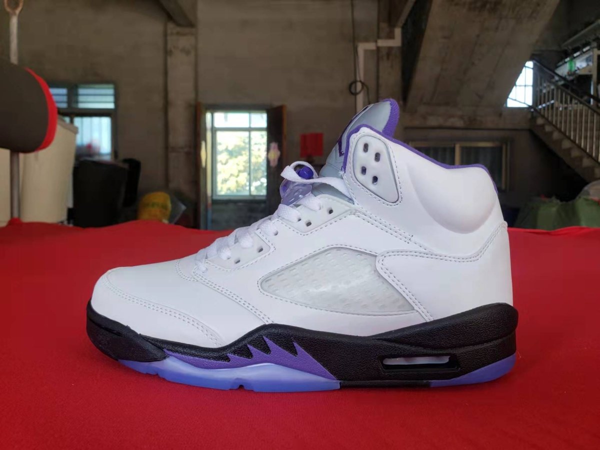 JORDAN 5 Retro - Dark Concord Sneakers - Black Unisex Streetwear Limited Edition