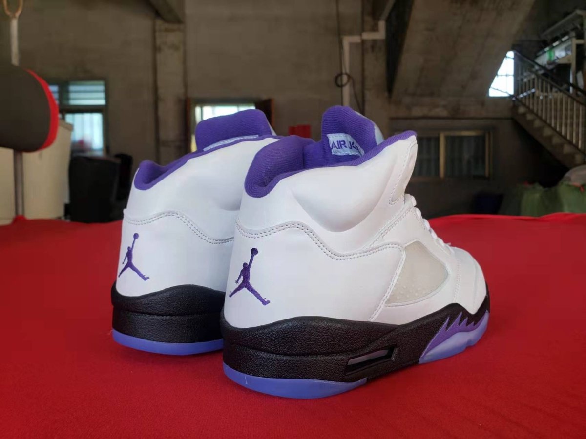 JORDAN 5 Retro - Dark Concord Sneakers - Black Unisex Streetwear Limited Edition