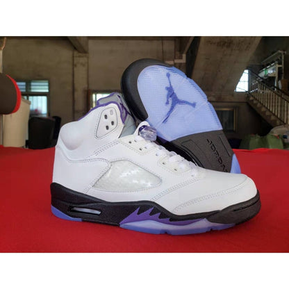 JORDAN 5 Retro - Dark Concord Sneakers - Black Unisex Streetwear Limited Edition