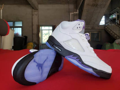 JORDAN 5 Retro - Dark Concord Sneakers - Black Unisex Streetwear Limited Edition
