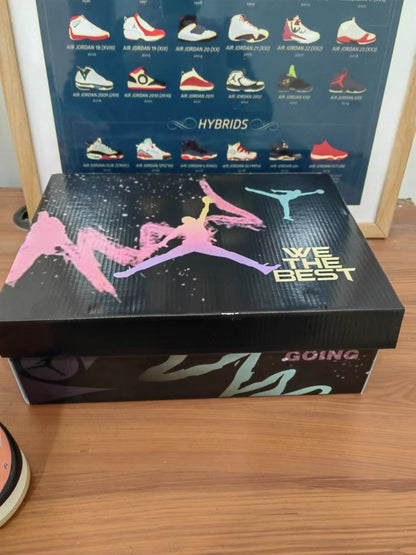 JORDAN 5 Retro - Dj Khaled We Are The Best Crimson Bliss Sneakers - Black Unisex Streetwear Limited Edition
