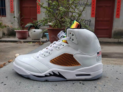 JORDAN 5 Retro - Nfl Helmet Sneakers - Black Unisex Streetwear Limited Edition