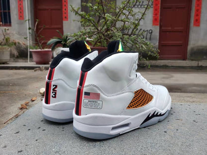 JORDAN 5 Retro - Nfl Helmet Sneakers - Black Unisex Streetwear Limited Edition