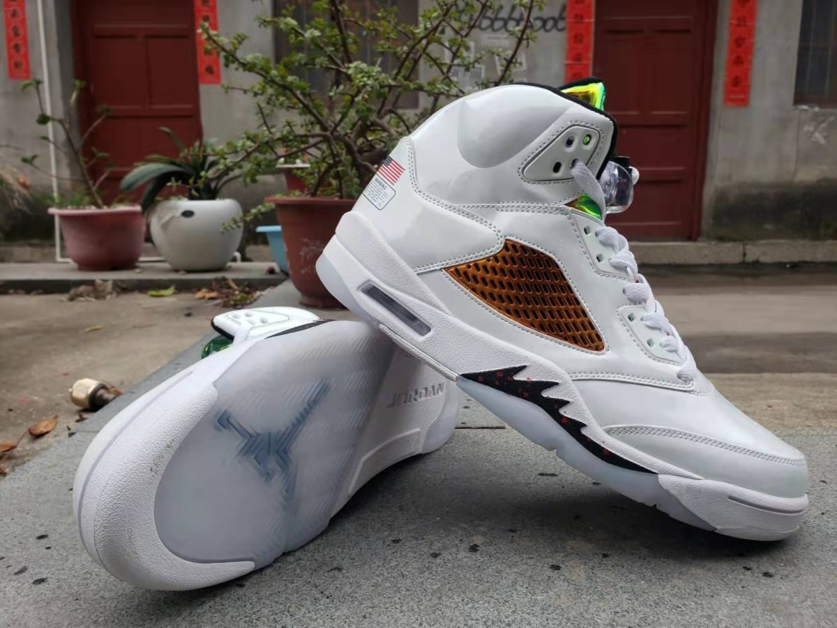 JORDAN 5 Retro - Nfl Helmet Sneakers - Black Unisex Streetwear Limited Edition
