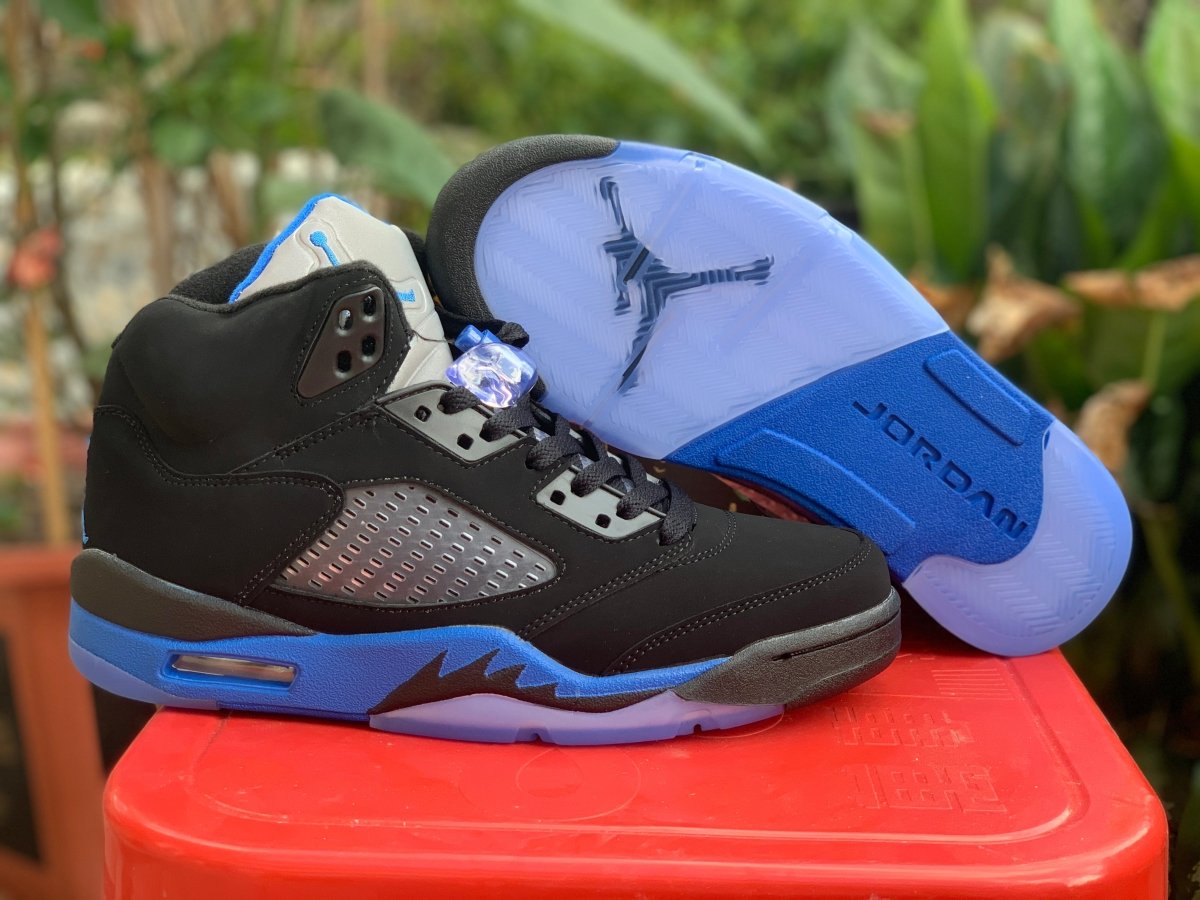 JORDAN 5 Retro - Racer Sneakers - Blue Unisex Streetwear Limited Edition