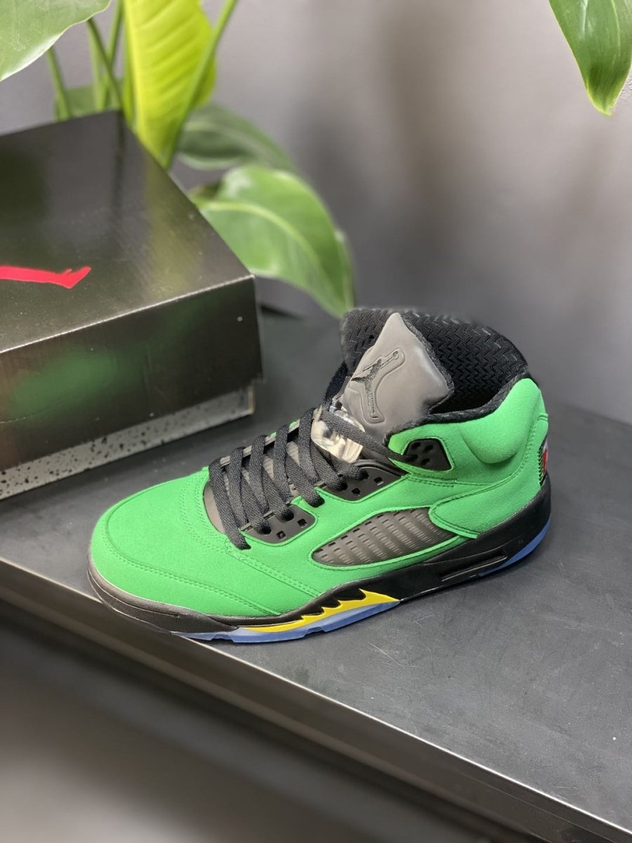JORDAN 5 Retro - Se Oregon Sneakers - Black Unisex Streetwear Limited Edition