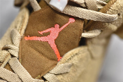 JORDAN 6 - Travis Scott British Khaki Sneakers - Black Unisex Streetwear Limited Edition