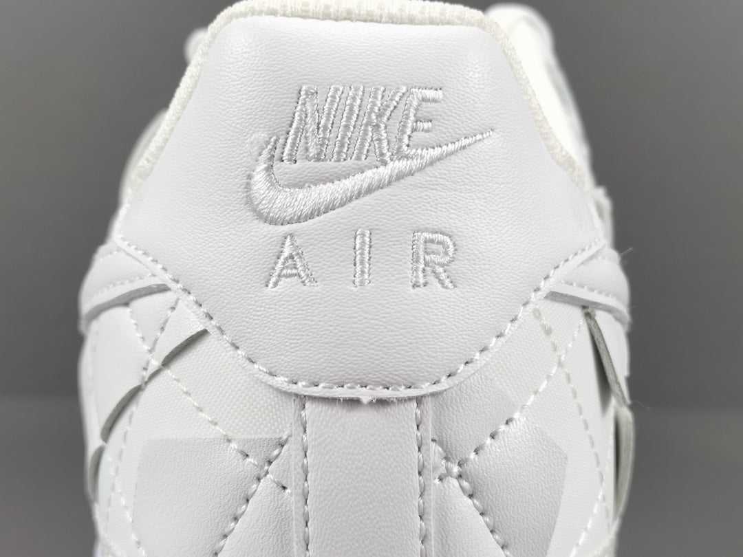NIKE Air Force 1 - Billie Eilish Triple Sneakers - White Unisex Streetwear Limited Edition - Introducing the Nike Air Force 1 Billie Eilish Triple White, a harmonious fusion of iconic