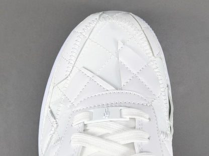 NIKE Air Force 1 - Billie Eilish Triple Sneakers - White Unisex Streetwear Limited Edition - Introducing the Nike Air Force 1 Billie Eilish Triple White, a harmonious fusion of iconic