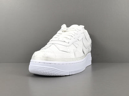 NIKE Air Force 1 - Billie Eilish Triple Sneakers - White Unisex Streetwear Limited Edition - Introducing the Nike Air Force 1 Billie Eilish Triple White, a harmonious fusion of iconic
