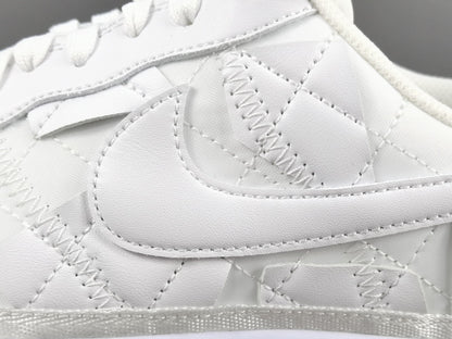 NIKE Air Force 1 - Billie Eilish Triple Sneakers - White Unisex Streetwear Limited Edition - Introducing the Nike Air Force 1 Billie Eilish Triple White, a harmonious fusion of iconic
