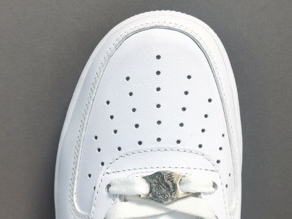 NIKE Air Force 1 - Chrome Hearts - Black Unisex Streetwear Limited Edition