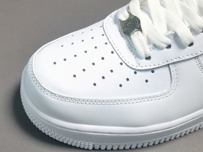 NIKE Air Force 1 - Chrome Hearts - Black Unisex Streetwear Limited Edition