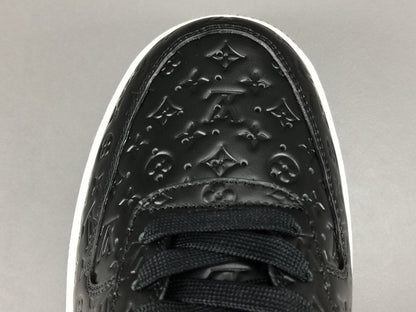 NIKE Air Force 1 - Louis Vuitton Sneakers - Black Unisex Streetwear Limited Edition - Introducing the Air Force 1 Custom Louis Vuitton Black shoes C a remarkable fusion of