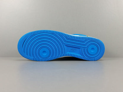 NIKE Air Force 1 - Louis Vuitton Blue - Sneakers - White Unisex Streetwear Limited Edition - Introducing the Air Force 1 Custom Louis Vuitton Blue/White shoes C a stunning combination of