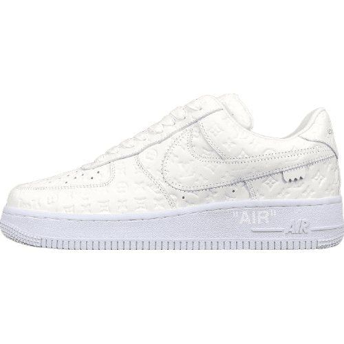 NIKE Air Force 1 - Louis Vuitton Sneakers - White Unisex Streetwear Limited Edition - Introducing the Air Force 1 Custom Louis Vuitton White shoes C a true fusion of