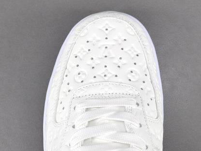 NIKE Air Force 1 - Louis Vuitton Sneakers - White Unisex Streetwear Limited Edition - Introducing the Air Force 1 Custom Louis Vuitton White shoes C a true fusion of