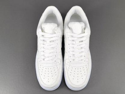 NIKE Air Force 1 - Louis Vuitton Sneakers - White Unisex Streetwear Limited Edition - Introducing the Air Force 1 Custom Louis Vuitton White shoes C a true fusion of