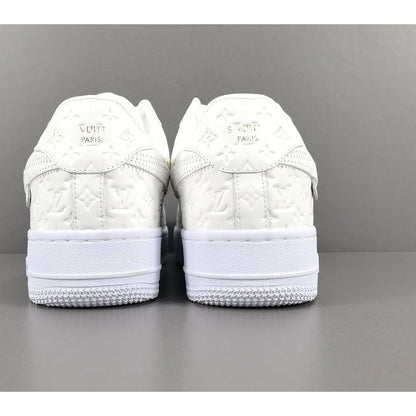 NIKE Air Force 1 - Louis Vuitton Sneakers - White Unisex Streetwear Limited Edition - Introducing the Air Force 1 Custom Louis Vuitton White shoes C a true fusion of