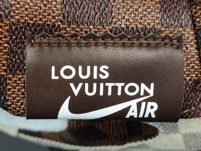NIKE Air Force 1 - Louls Vultton Brown - - White Unisex Streetwear Limited Edition