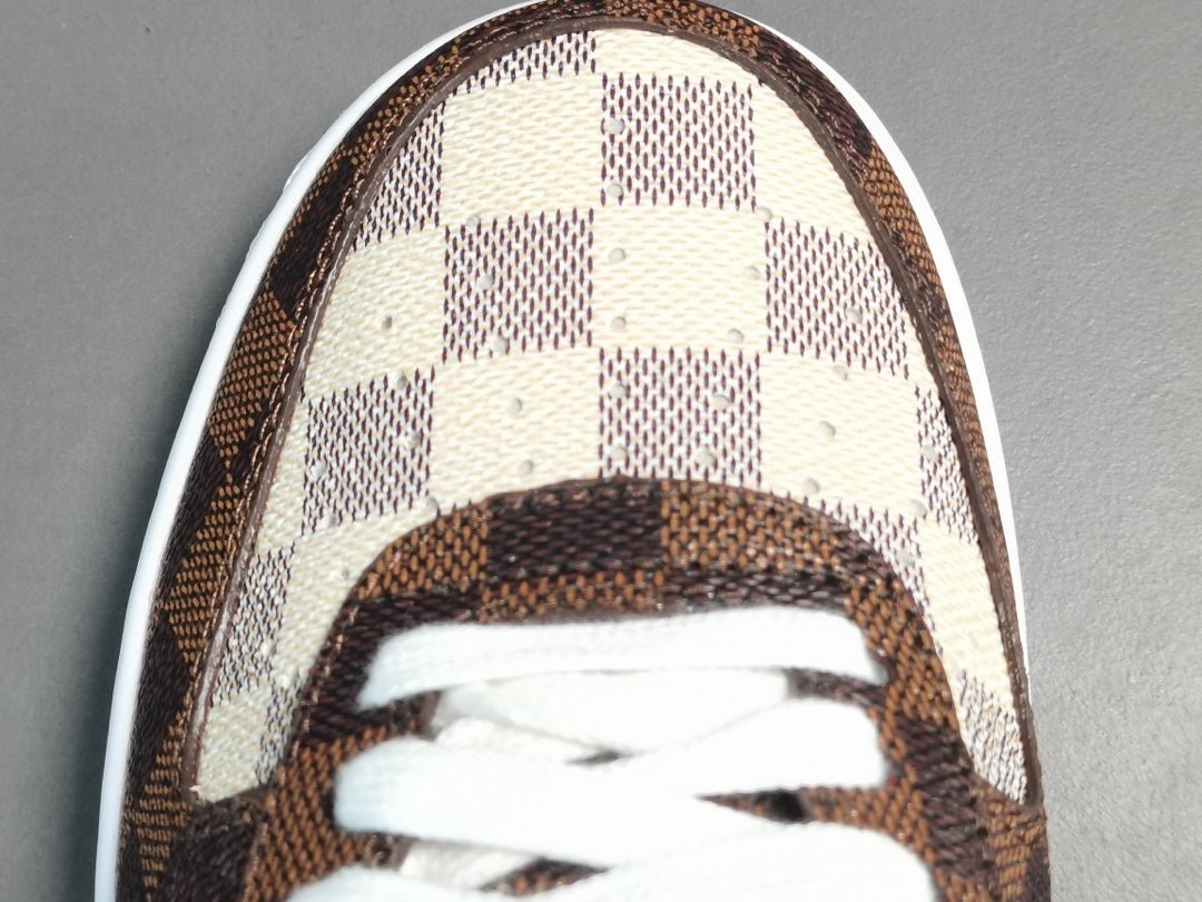 NIKE Air Force 1 - Louls Vultton Brown - - White Unisex Streetwear Limited Edition