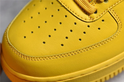 NIKE Air Force 1 - Off-white Ica University Gold Unisex Streetwear Limited Edition
