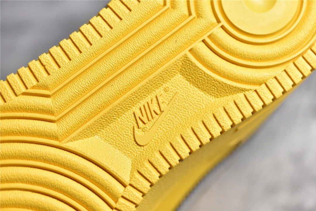 NIKE Air Force 1 - Off-white Ica University Gold Unisex Streetwear Limited Edition