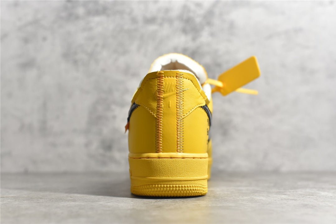 NIKE Air Force 1 - Off-white Ica University Gold Unisex Streetwear Limited Edition
