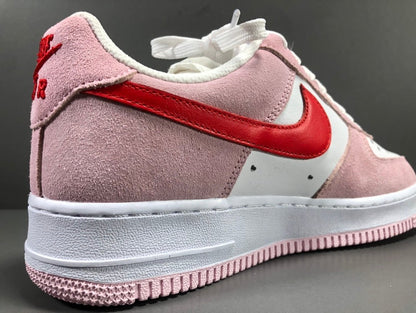 NIKE Air Force 1 - Valentines Day Love Letter Sneakers - White Unisex Streetwear Limited Edition - Introducing the Nike Air Force 1 x Valentine's Day Love Letter edition, a captivating fusion