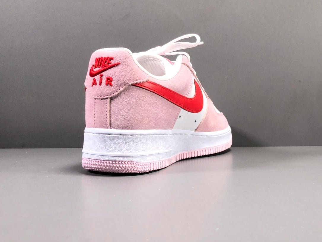 NIKE Air Force 1 - Valentines Day Love Letter Sneakers - White Unisex Streetwear Limited Edition - Introducing the Nike Air Force 1 x Valentine's Day Love Letter edition, a captivating fusion